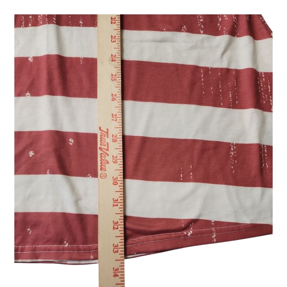 4th of July American Flag Swing Mini Dress Stars Stripes Pockets Sz M - Picture 13 of 14